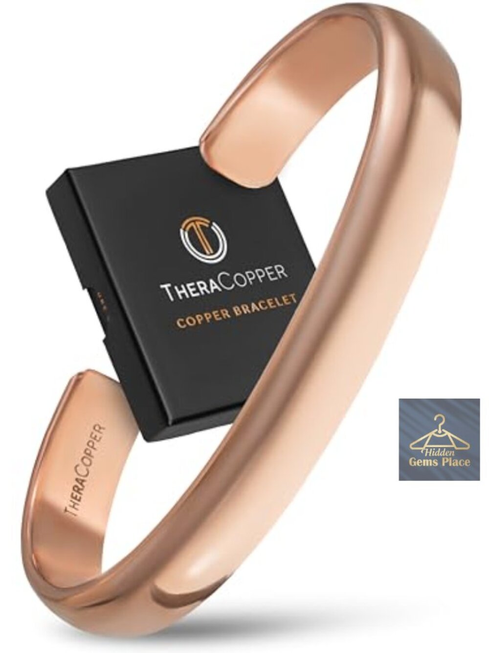 Handcrafted Pure Copper Adjustable Cuff Bracelet Unisex